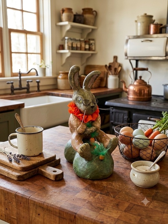 C.R. McClenning Studio. Other - 2010 Picking Carrots Rabbit" created by C.R. McClenning Studio.
